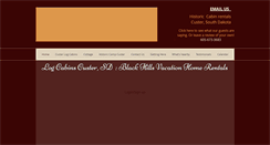 Desktop Screenshot of custerlogcabins.com